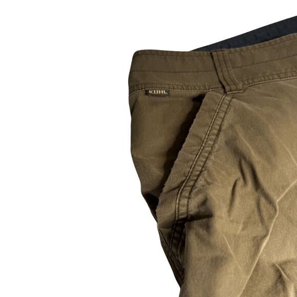 Kuhl‎ Men's Vintage Patina Dye 10” Inseam Cargo Hiking Shorts Khaki Size 38 - Picture 11 of 14
